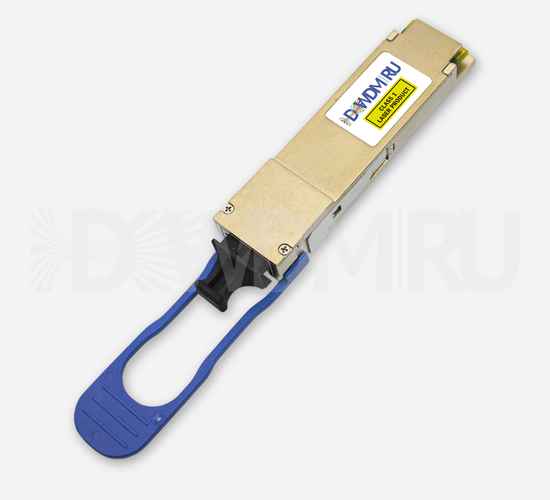 Huawei совместимый Оптический QSFP+ модуль двухволоконный одномодовый, 40Гб/с, 10км, 1310нм, MPO, DDM - ДВДМ.РУ (DSO-16-5D)